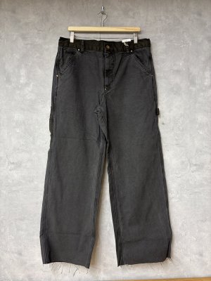 画像1: 2025秋冬　MARET(マレ)  　オーガニックダックワークパンツ　　2；黒　　サイズ；4 (1)