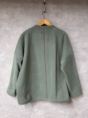 画像3: 2025   快晴堂　　フリースプルオーバー　　4；グリーン系　サイズ；F (3)