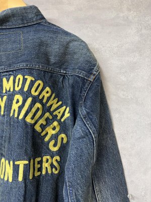 画像5: 2025秋冬　DENIMDUNGAREE  　　エアデニム シシュウ JK　　14；ブルー (5)