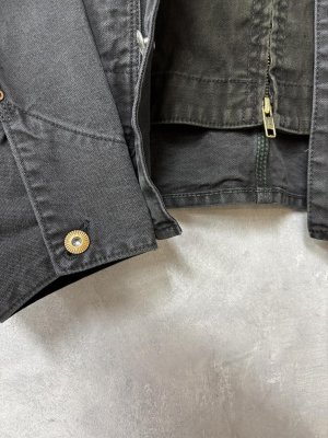 画像4: 2025秋冬　MARET(マレ)  　オーガニックダックワークONワークジャケット　2；黒　　サイズ；L (4)