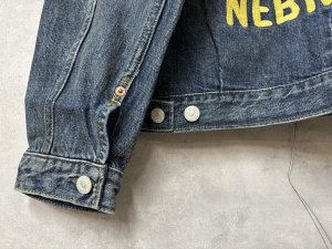 画像3: 2025秋冬　DENIMDUNGAREE  　　エアデニム シシュウ JK　　14；ブルー (3)