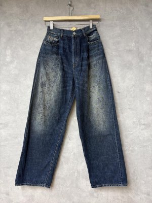 画像1: 2025秋冬　DENIMDUNGAREE  　 エアリーデニム　ラクガキ　イージー　PN 　4；紺 (1)