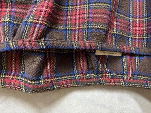 画像3: 2025   快晴堂　　Girl’s　タータンチェック　ハイネックロングプルオーバー　3；レッド系　　サイズ；F (3)