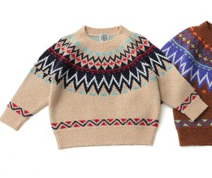 画像1: OCEAN&GROUND  フェアアイルセーター   カラー;ベージュ (1)