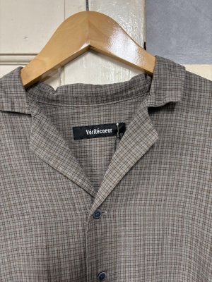 画像4: Veritecoeur    ダディチェックシャツ  GRAY CHECK  サイズ;F (4)