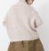画像2: Veritecoeur    ハンドニットハイネックプルオーバー   BEIGE サイズ;F (2)