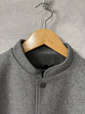 画像4: Veritecoeur     ウールフラノブルゾン  GRAY   サイズ;F (4)