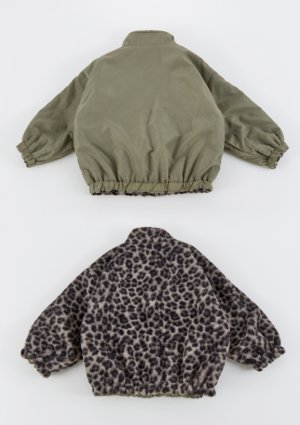 画像2: OCEAN&GROUND  リバーシブルスポーツBIGジャケット カラー;オリーブ (2)