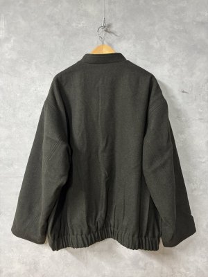 画像5: Veritecoeur     ウールフラノブルゾン　KHAKI　　サイズ；F (5)