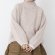 画像1: Veritecoeur    ハンドニットハイネックプルオーバー   BEIGE サイズ;F (1)