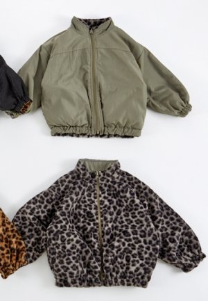 画像1: OCEAN&GROUND  リバーシブルスポーツBIGジャケット カラー;オリーブ (1)