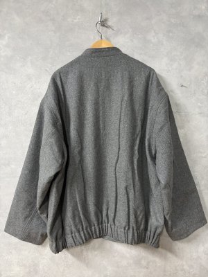 画像5: Veritecoeur     ウールフラノブルゾン  GRAY   サイズ;F (5)