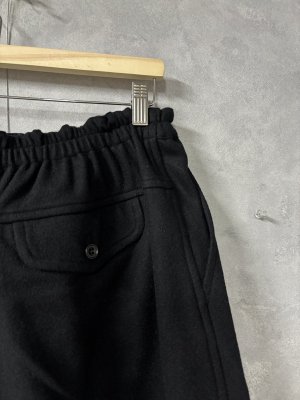 画像3: Veritecoeur     ウールフラノショーツ  BLACK  サイズ;F (3)