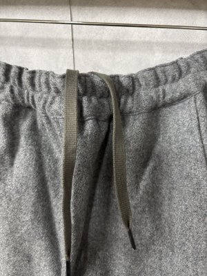 画像3: Veritecoeur     ウールフラノショーツ　　GRAY　　サイズ；F (3)