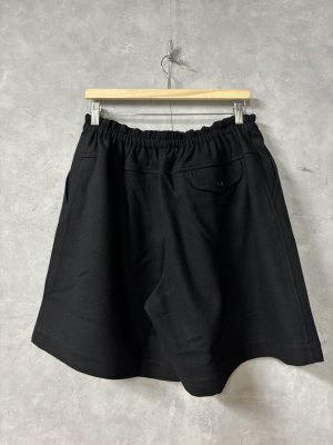画像4: Veritecoeur     ウールフラノショーツ  BLACK  サイズ;F (4)