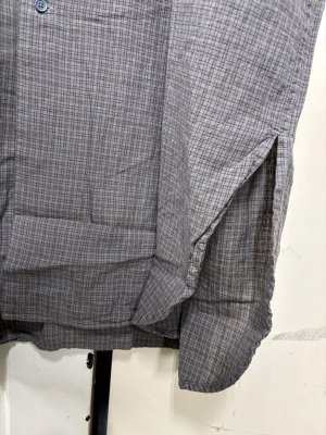 画像3: Veritecoeur    ダディチェックシャツ  GRAY CHECK  サイズ;F (3)