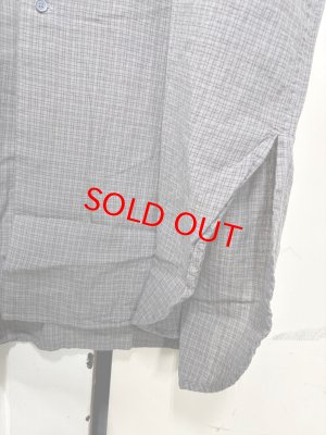 画像3: Veritecoeur    ダディチェックシャツ　　GRAY CHECK　　サイズ；F (3)