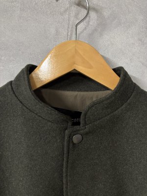 画像4: Veritecoeur     ウールフラノブルゾン　KHAKI　　サイズ；F (4)