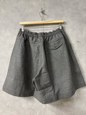 画像5: Veritecoeur     ウールフラノショーツ　　GRAY　　サイズ；F (5)