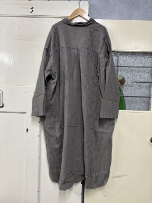 画像5: Veritecoeur    ダディチェックシャツ  GRAY CHECK  サイズ;F (5)