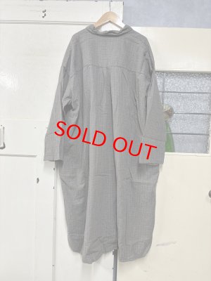 画像5: Veritecoeur    ダディチェックシャツ　　GRAY CHECK　　サイズ；F (5)