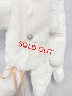 画像3: 2025秋冬 　GTH　オメカシ ウサギ マフラー　1；白　サイズ；F (3)