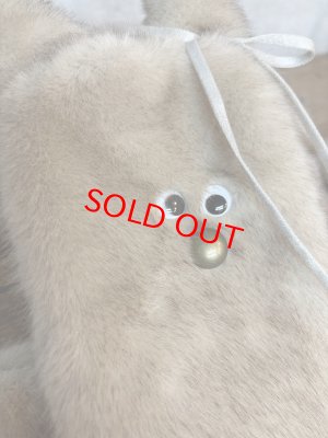 画像2: 2025秋冬 　GTH　オメカシ ウサギ マフラー　3；グレー　サイズ；F (2)