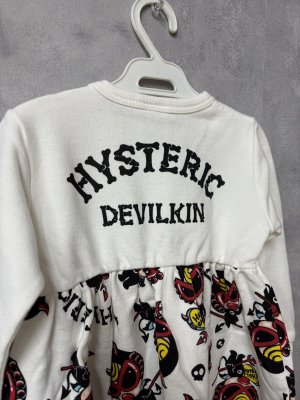 画像4: MY FIRST HYSTERIC DEVILKIN総柄　裏毛ワンピース　　00；ホワイト (4)