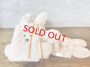 画像1: 2025秋冬 　GTH　オメカシ ウサギ マフラー　1；白　サイズ；F (1)