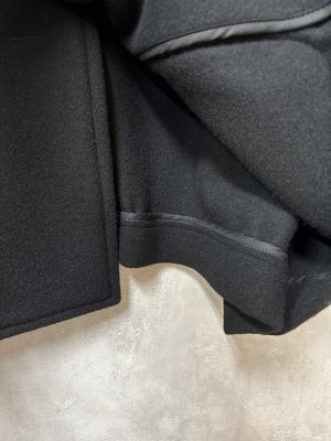 画像4: grin　ソフトウールビーバーハーフコート　　　990；ブラック　　サイズ；2 (4)