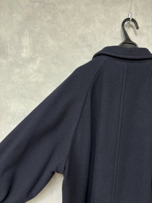 画像5: grin　ソフトウールビーバーハーフコート　　　490；ネイビー　　サイズ；2 (5)