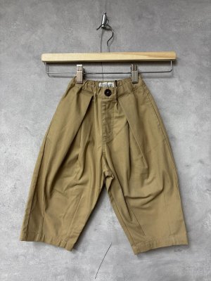 画像1: MakeYourDay　　無地タックバルーンパンツ（キッズサイズ）　　　カラー；ベージュ (1)