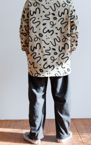 画像7: MakeYourDay　　無地タックバルーンパンツ　(おとなサイズ)　　カラー；チャコール (7)