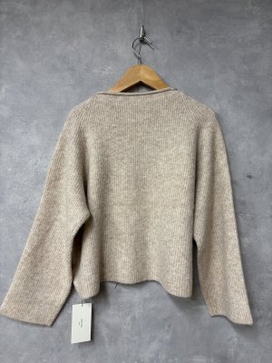 画像3: doux bleu　ラマ畦プルオーバー　20；ベージュ　サイズ；FREE (3)