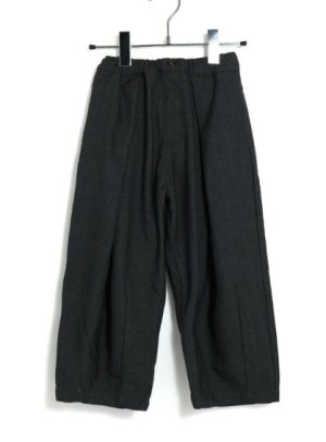 画像1: MakeYourDay　　無地タックバルーンパンツ　(ジュニアサイズ)　　カラー；チャコール (1)