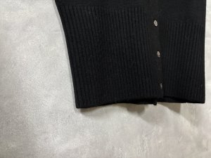 画像2: doux bleu　バックタック ニットベスト　　99；ブラック　サイズ；FREE (2)