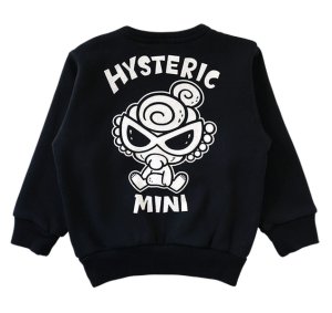 画像2: MY FIRST HYSTERIC　PUFF PUFF ALLSTAR 裏毛トレーナー　　10；ブラック (2)