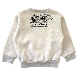 画像2: MY FIRST HYSTERIC　THE WHITE WORLD WITH J 裏毛トレーナー   16；オートミール (2)