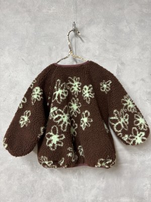 画像3: OCEAN&GROUND 　Jr.ジャガードボアジャンパー　　カラー；ブラウン　　サイズ；90 (3)