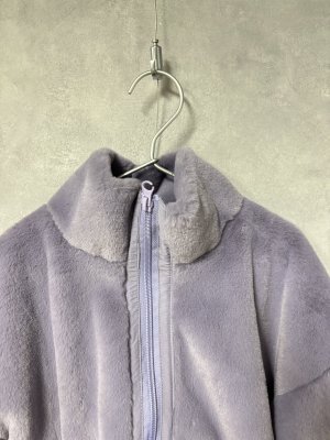 画像2: OCEAN&GROUND ファーボリュームジャケット 　　カラー；ライトパープル (2)