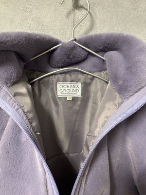 画像5: OCEAN&GROUND ファーボリュームジャケット 　　カラー；ライトパープル (5)