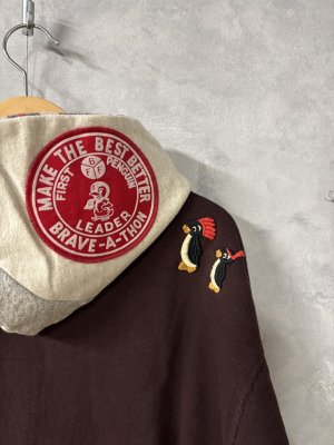 画像3: 2025秋冬　DENIMDUNGAREE　 	  ウラケ PENNIE ワッペン パーカー　　2；黒 (3)