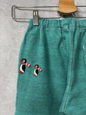 画像4: 2025秋冬　DENIMDUNGAREE　  インレイウラボーダー PENNIE PN　　28；ライトグリーン (4)