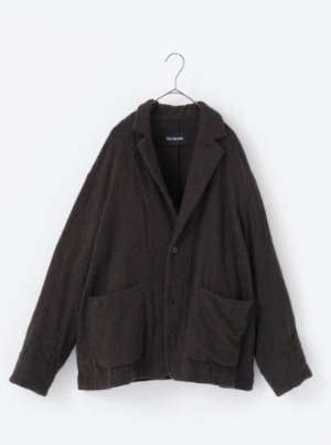 画像1: Veritecoeur    ウールテーラードジャケット　　BROWN　　サイズ；F (1)