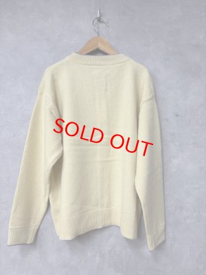 画像4: YARRA 　ラムウール配色ニットカーディガン　25；イエロー　FREE (4)