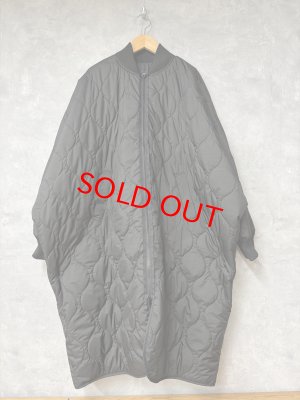 画像4: LILOU+LILY　　 QUILTING REVERSIBLE DOLMAN COAT   ブラック　　 　size:38  (4)