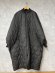画像4: LILOU+LILY　　 QUILTING REVERSIBLE DOLMAN COAT   ブラック　　 　size:38  (4)