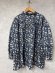 画像4: LILOU+LILY　　 LIBERTY TANA LAWN SHIRTS 〈CAT〉  ネイビー　　サイズ；38 (4)
