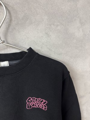 画像2: 2025秋冬　GC　 ウラケ GROOVY BURGERS スウェット　　2；黒 (2)