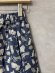 画像3: LILOU+LILY　　 LIBERTY TANA LAWN CAT  スカート　ネイビー　　サイズ；38 (3)